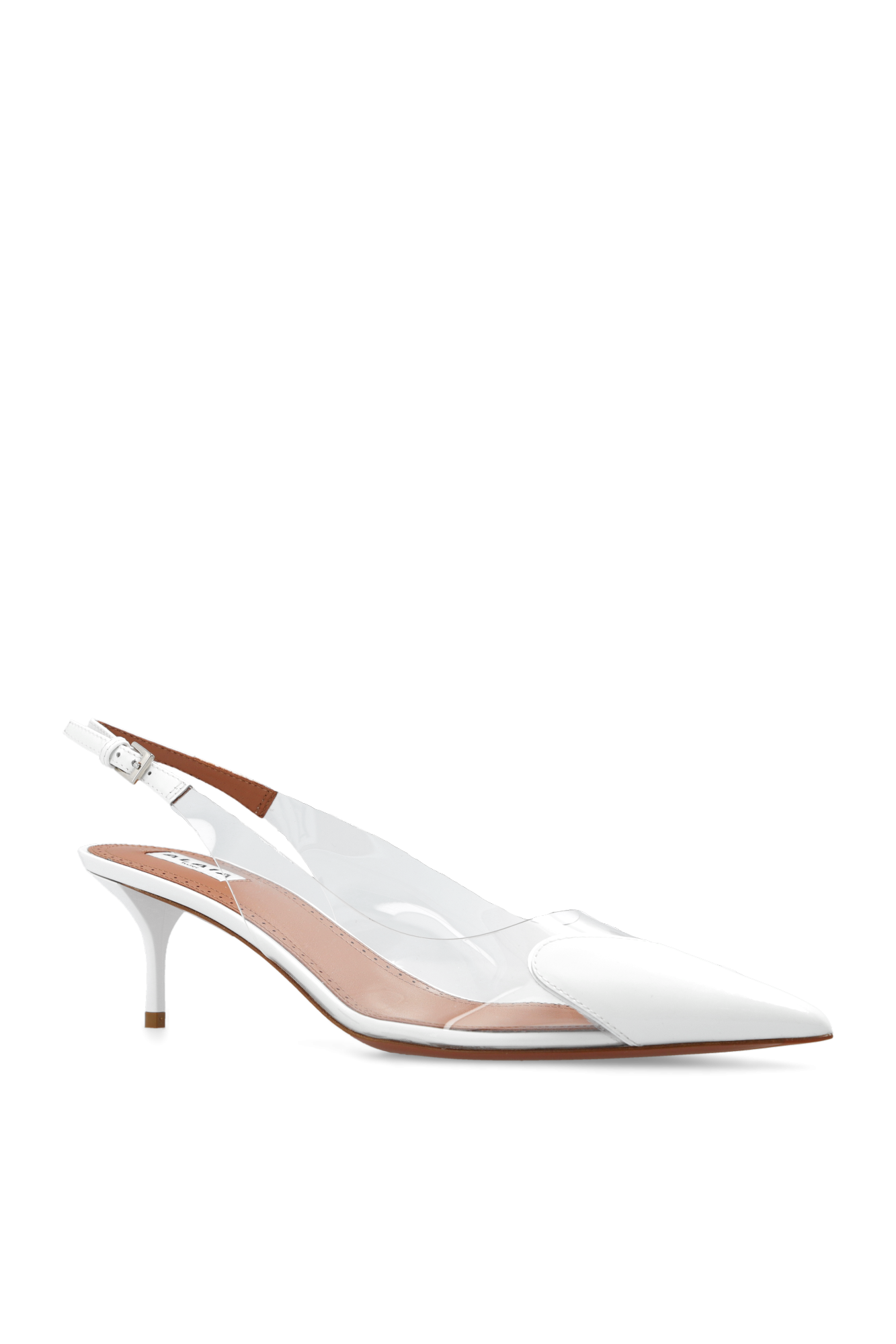 もあ　HEART MOTIF POINTED TOE PUMPS Red heart-shaped pointed toe pumps – Parinmi